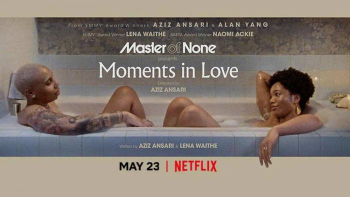 A promo image for the Netflix series 'Master of None: Moments of Love'