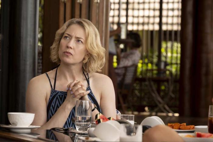 Carrie Coon in "The White Lotus" Season 3