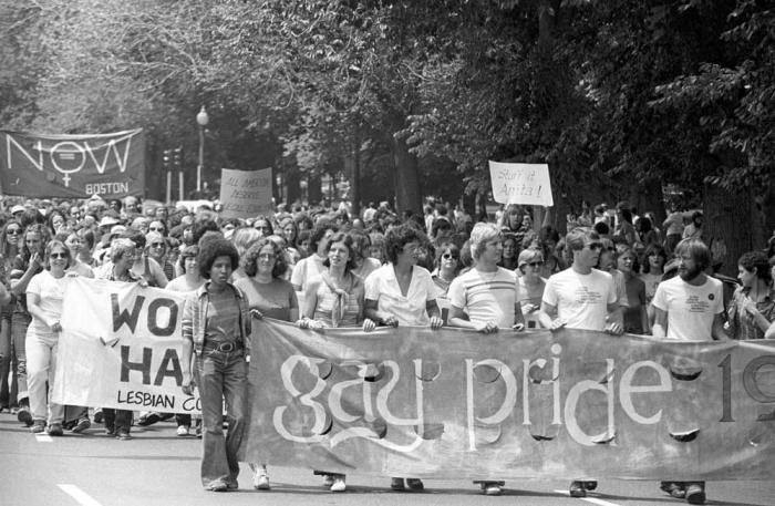 Gay Pride march in Boston, 1970