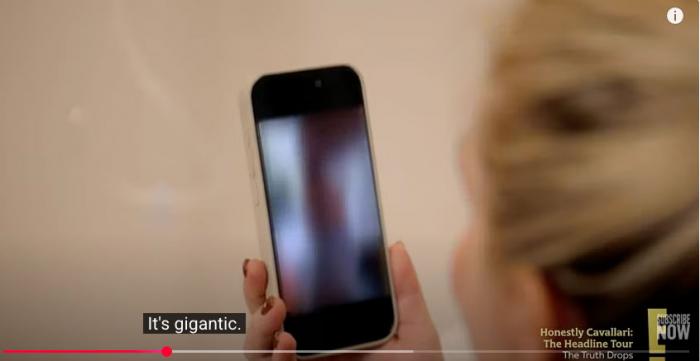 A screenshot of the pic Harry Jowsey sent Kristin Cavallari