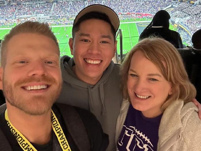 Scott Hoying, Mark Manio and Connie Hoying