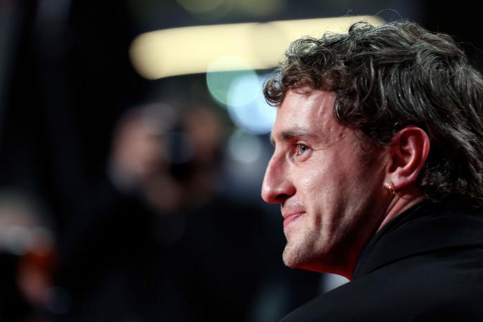 Paul Mescal departs the "The History Of Sound" red carpet at the 78th annual Cannes Film Festival at Palais des Festivals on May 21, 2025 in Cannes, France. (Photo by Tristan Fewings/Getty Images)