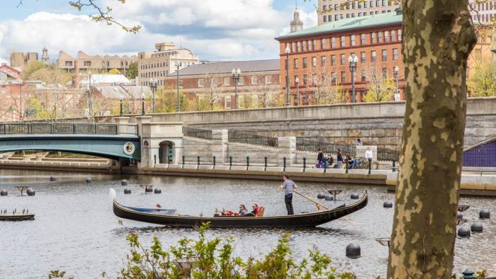 La Gondola offers visitors the best of the city from Providence and Woonasquatucket rivers