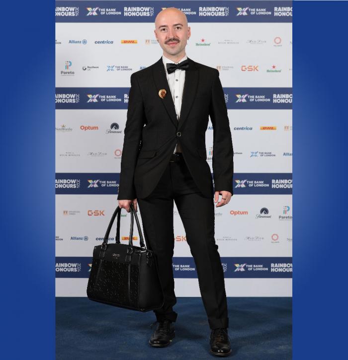 Rob Madge attends Rainbow Honours 2024 at Natural History Museum on May 17, 2024 in London, England. (Photo by Shane Anthony Sinclair/Getty Images)