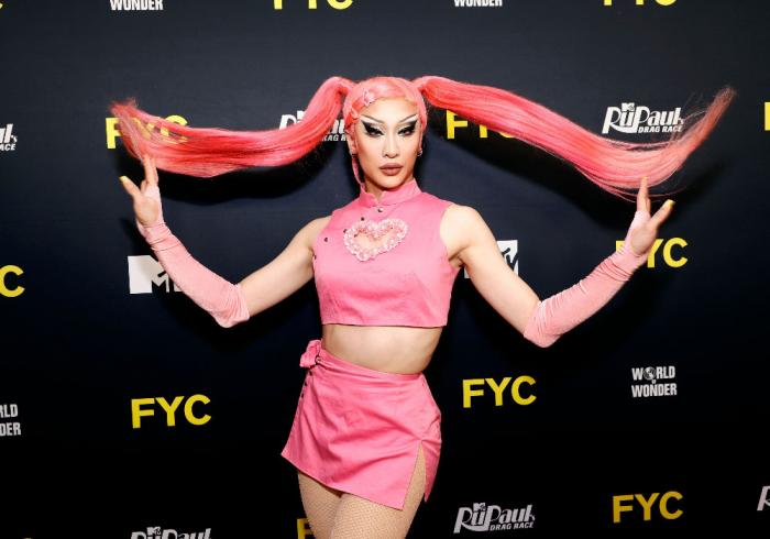 Nymphia Wind attends RuPaul's Drag Race Season 16 Emmy FYC Event on June 10, 2024 in Culver City, California. (Photo by Emma McIntyre/Getty Images for MTV)