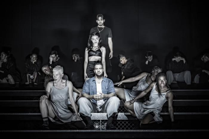 A scene from the London production of "Evita"