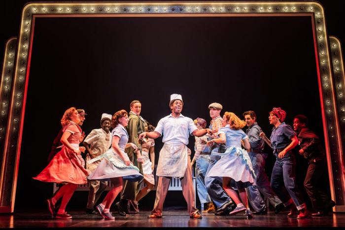Cartreze Tucker and the ensemble of "Back to the Future the Musical"