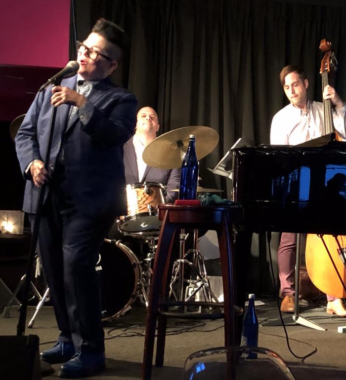 Lea DeLaria performing at her new venue, The Club.