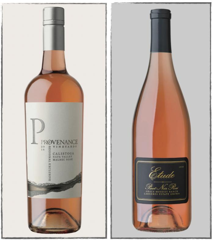 Provenance Malbec Rosé, Etude Ranch Grance Benoist Ranch Rosé of Pinot Noir