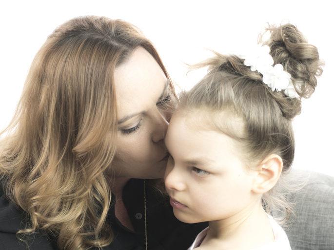 Janel Ralph (l) and her daughter Harmony.