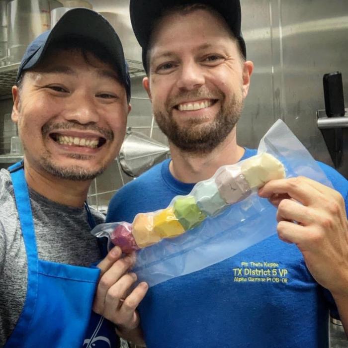 (l to r) Chih Lin, Mike Dorsey