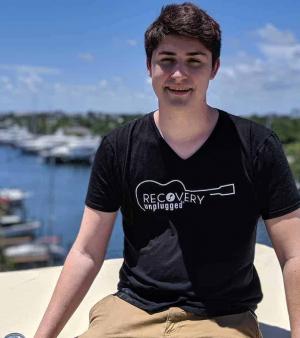 Recovery Unplugged alumni coordinator Chace Andrea.