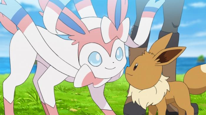 Sylveon appears in the "Pokémon" anime."