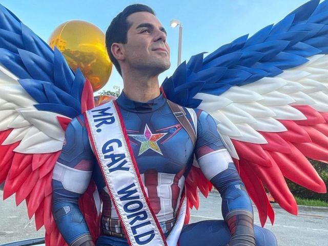 Ardolino as Mr. Gay World USA