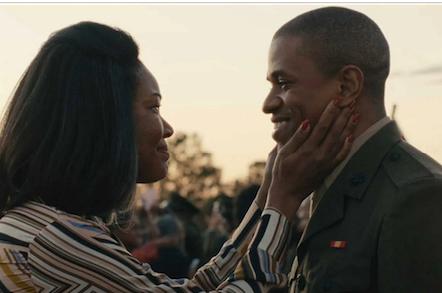 Gabrielle Union and Jeremy Pope in 'The Inspection'