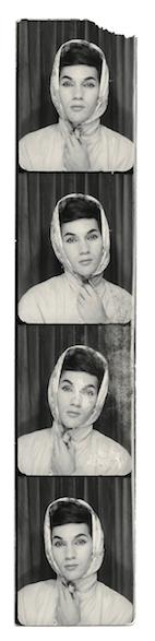 photo booth strip of Vicki Starr