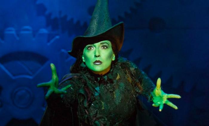 Jessica Vosk as Elphaba in"Wicked"