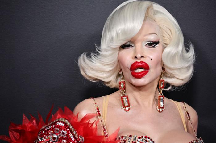 Amanda Lepore attends the Thierry Mugler: Couturissime Exhibition Opening Night at Brooklyn Museum on November 15, 2022 in New York City. (Photo by Theo Wargo/Getty Images)