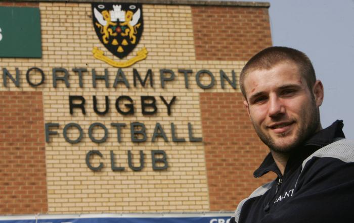 Ben Cohen, the Northampton wing poses for a photograph at the Northampton Saints media day held at Franklin's Gardens on March 27, 2007 in Northampton, United Kingdom. (Photo by David Rogers/Getty Images