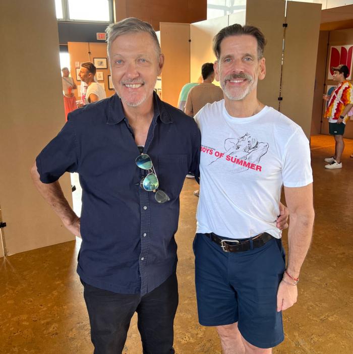 Artists Mark Beard and Kenn Nadel
