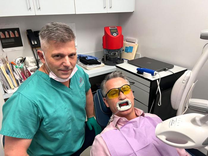 Dr. George Psaltis and Bill Kapfer