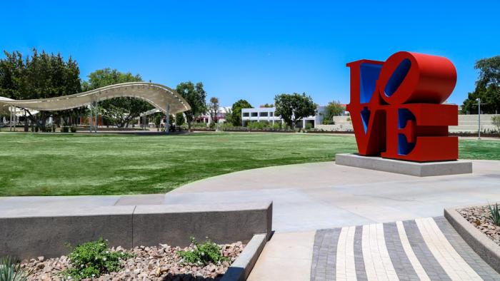 The Scottsdale Civic Center, in the heart of Old Town,  is a lush pedestrian park that is home to numerous restaurants, the Scottsdale Center for the Performing Arts, Scottsdale Museum of Contemporary Art and several outstanding public art installations,