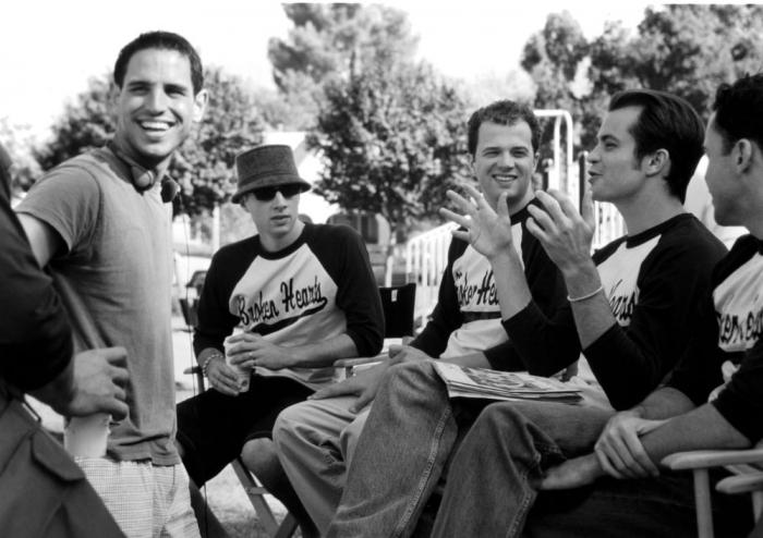 Greg Berlanti and cast members of "The Broken Hearts Club"