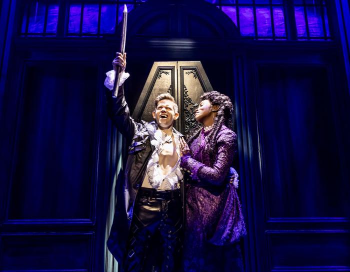 Andrew Keenan-Bolger and Jordan Boatman in "Dracula, A Comedy Of Terrors." Photo by Matthew Murphy