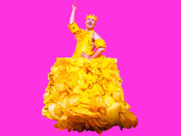 Rob Madge in a promotional photo for "My Son's A Queer (But What Can You Do?)"
