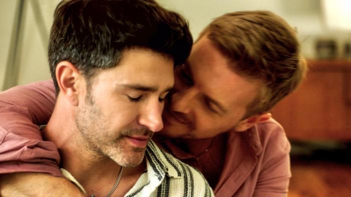 Matt Dallas and Rick Cosnett in "Shoulder Dance"