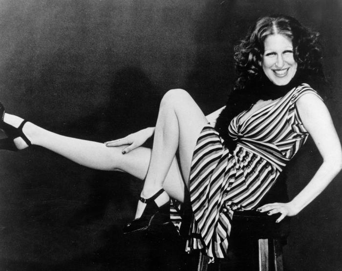 Bette Midler in the late 1960s