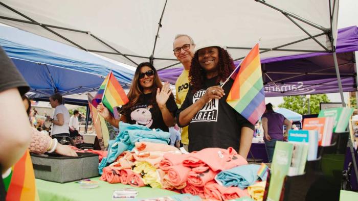 Kalamazoo Pride Booth