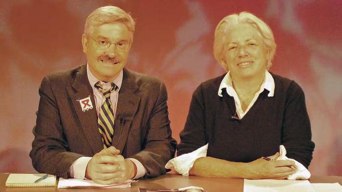 Andy Humm and Ann Northrop, the longtime hosts of 'Gay USA.'