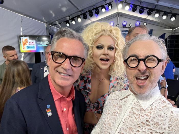 William Kapfer, Courtney Act and Alan Cumming