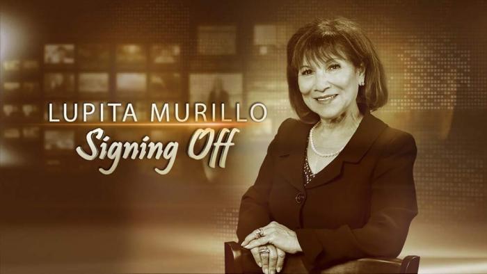 Lupita Murillo in a sign-off graphic from KVOA TV