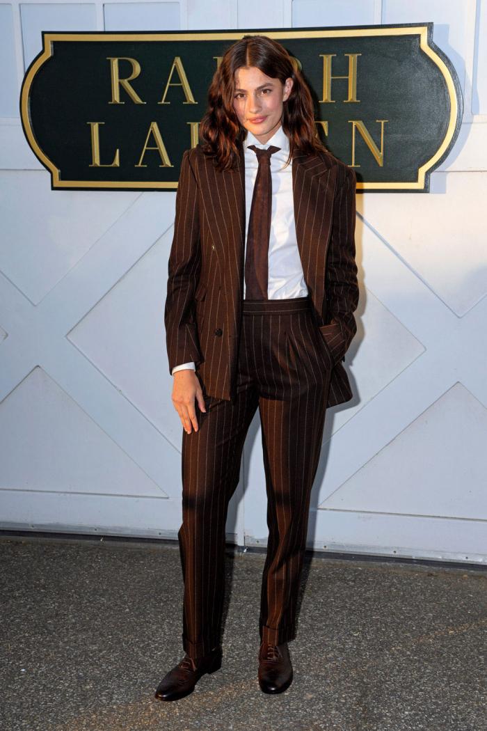 Diana Silvers attends the Ralph Lauren Spring/Summer 2025 fashion show as part of New York Fashion Week on Thursday, Sept. 5, 2024, at Khalily Stables in Bridgehampton, N.Y.