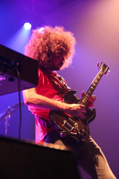 Andrew Stockdale of Wolfmother performs at a packed show at 9:30
