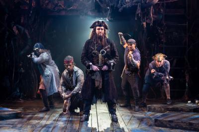 Chris Hoch as Blackbeard and company in "Blackbeard"