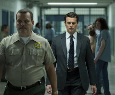  Jonathan Groff in a scene from the 10-episode series, "Mindhunter."