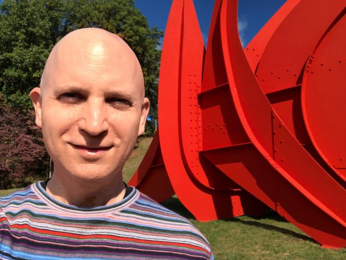 The author at Storm King Arts Center.