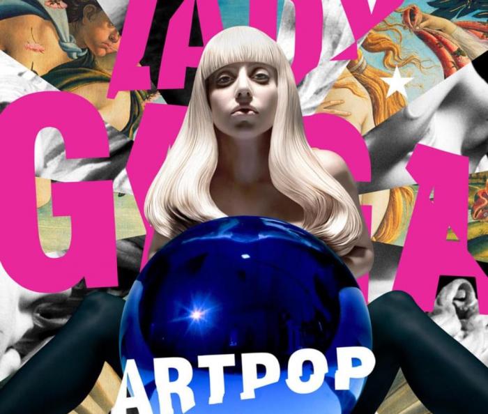 Lady Gaga's "Artpop" album cover.