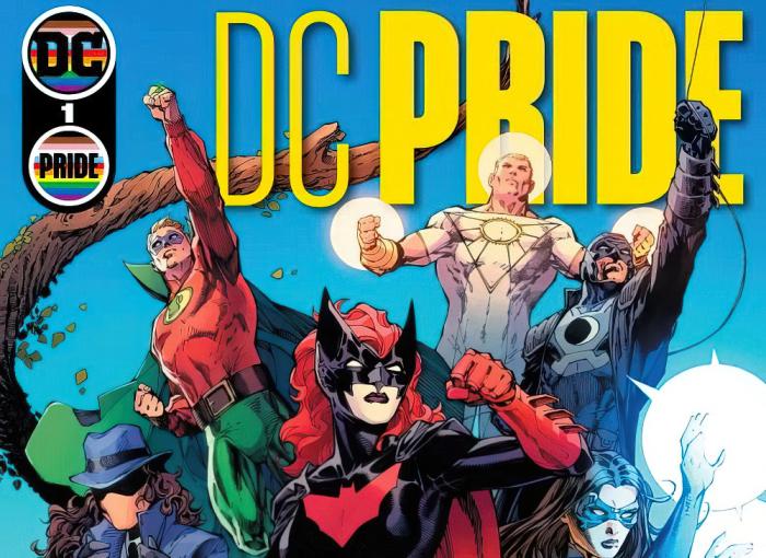 The cover art of the DC Pride issue