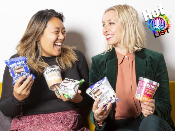 (l to r) Freya Estreller and Natasha Case