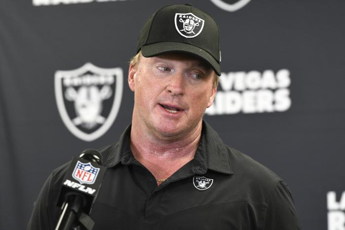 Las Vegas Raiders head coach Jon Gruden
