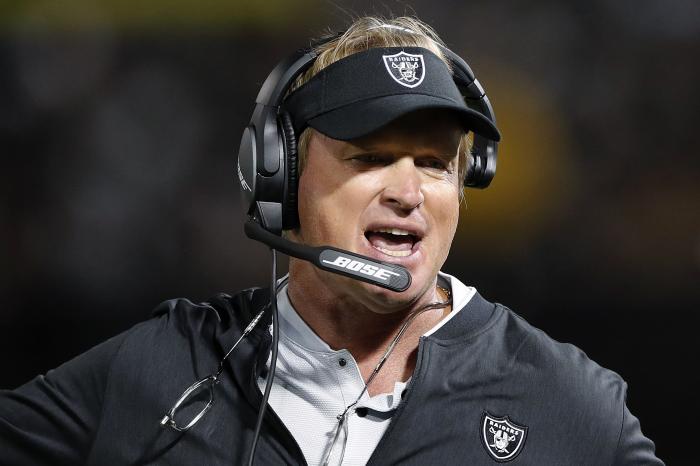 Oakland Raiders coach Jon Gruden