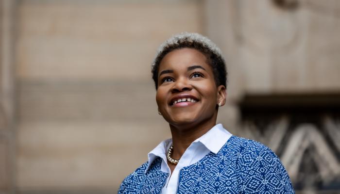 India Walton, Democratic nominee in the mayoral race for Buffalo, New York. 