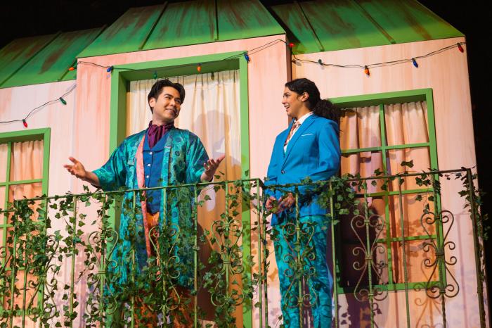 Sean Fenton and Sophia Introna in "Twelfth Night"
