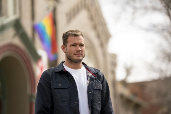Colton Underwood in a scene from "Coming Out Colton."