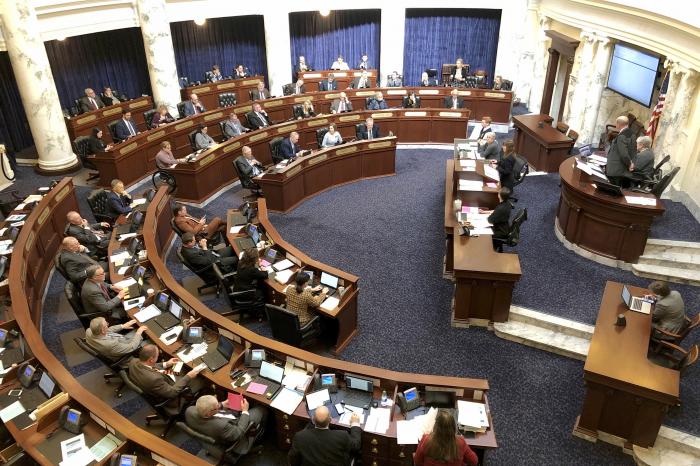 he Idaho House of Representatives debates legislation in the Idaho Statehouse in Boise, Idaho.