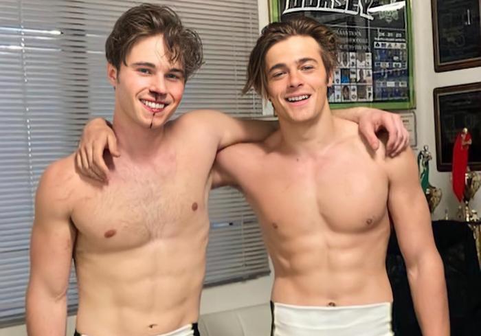 "Euphoria" actors Elias Kacavas and Henry Eikenberry. 